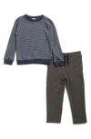 Splendid Kids' Thermal Long Sleeve Top & Joggers Set In Multi