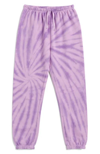 Splendid Kids' Tie Dye Joggers In Purple