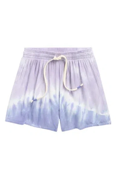 Splendid Kids' Tie Dye Shorts In Blue