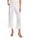 Splendid Ultra Bleached High Waist Drawstring Ankle Jeans