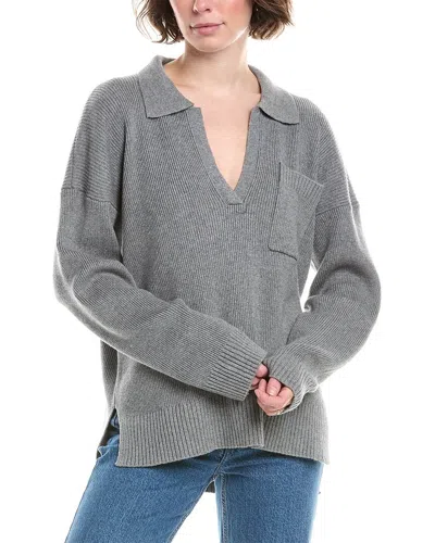 SPLENDID KRISTEN WOOL & SILK-BLEND POLO SWEATER