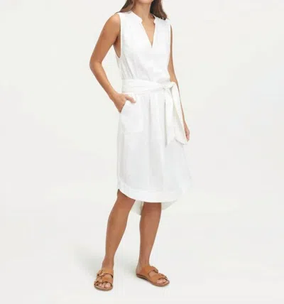 Splendid Kristi Belted Dress In White