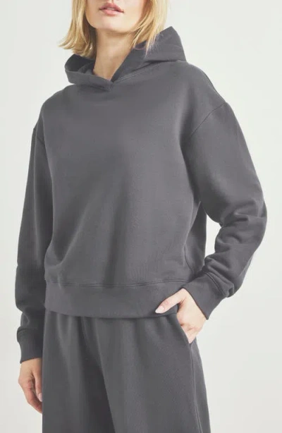 Splendid Laguna Lounge Cotton Hoodie In Gray
