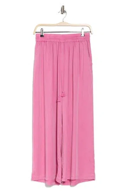 Splendid Lainey Wide Leg Crop Drawstring Pants
