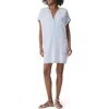 Splendid Lauren Chambray Shift Dress In Bleached Indigo