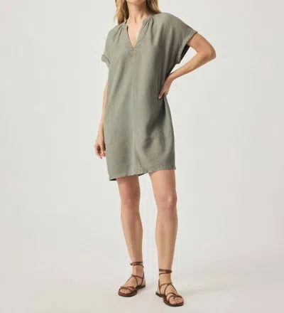 Splendid Lauren Dress In Soft Vintage Olive Branch In Green