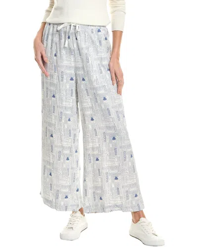 Splendid Lawson Linen-blend Pant In Blue