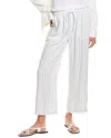 Splendid Layla Linen-blend Pant In White