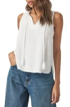 Splendid Layla Sleeveless High-low Top In White