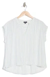 Splendid Layla Stripe Top In Calypso Stripe