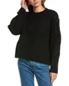 Splendid Leanna Wool-blend Sweater In Black
