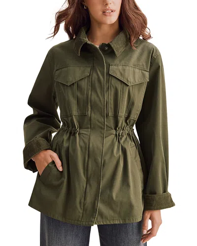 Splendid Leighton Cotton Blend Utility Style Jacket In Green