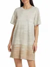 Shop Splendid Leilani T-shirt Dress In Macadamia Ombre In Multi