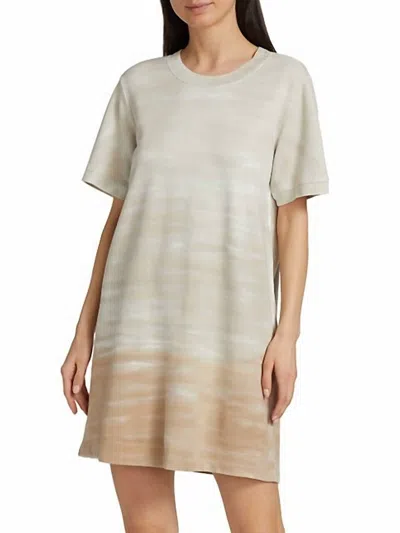 Splendid Leilani T-shirt Dress In Macadamia Ombre In Multi