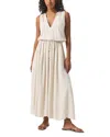 Splendid Lennon Sleeveless Maxi Dress In Moonstone