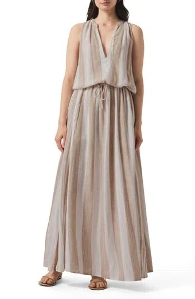SPLENDID SPLENDID LENNON STRIPE SLEEVELESS MAXI DRESS