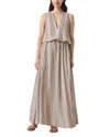 Splendid Lennon Stripe Sleeveless Maxi Dress In Fawn Stripe