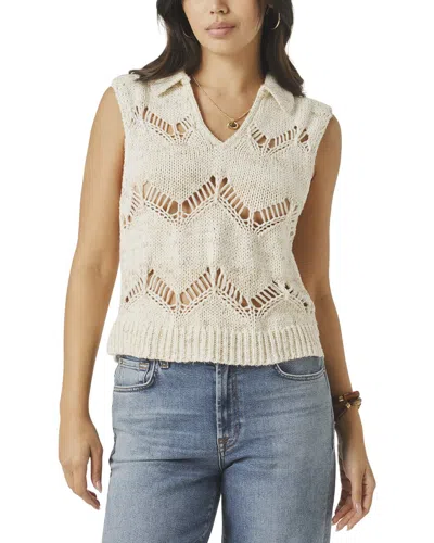 Splendid Lennox Polo Sweater In Neutral