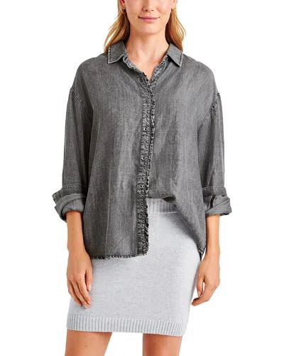 SPLENDID SPLENDID LIA BLACK DENIM BUTTON DOWN