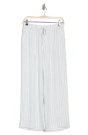 Splendid Liam Stripe Crop Wide Leg Pants In Calypso Stripe