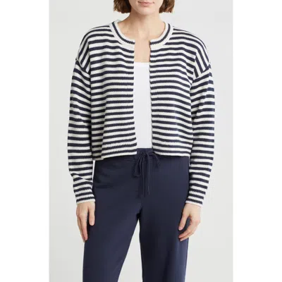 Splendid Lily Open Front Cardigan In Blue