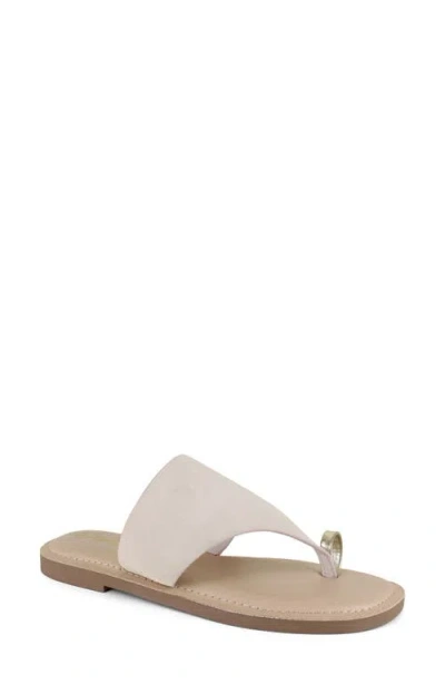 Splendid Lily Toe Loop Sandal In Gray