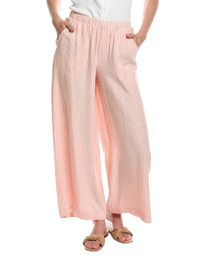 Splendid Linen Blend Palazzo Pant In Pink