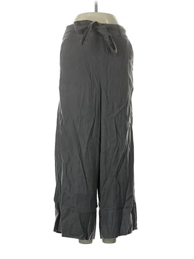 Pre-owned Splendid Linen Pants In Gray