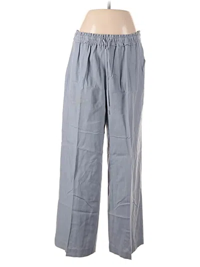 Pre-owned Splendid Linen Pants In Gray