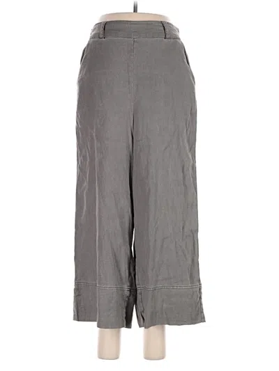 Pre-owned Splendid Linen Pants In Gray