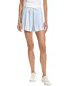 Splendid Campside Stripe Short In Steel Blue Stripe In Blue