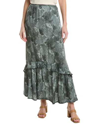Splendid Linsey Maxi Skirt In Green