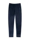 Splendid Little Girl's Velvet Pants In Deep Navy