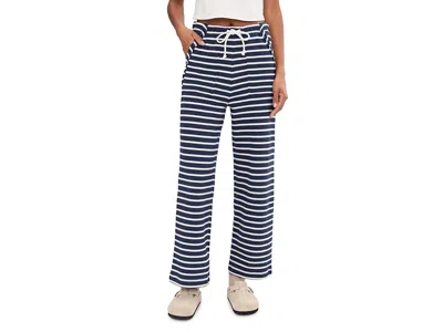 Splendid Livie Stripe Pants In Blue