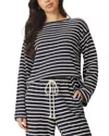 Splendid Livie Striped Long Sleeve Tee In Multi