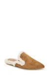 Splendid Liza Mule In Caramel Fur