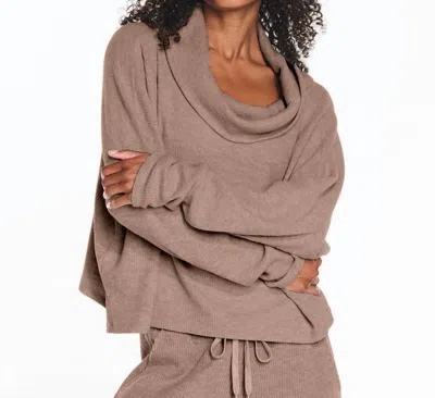 Splendid London Drape Top In Tawny In Multi