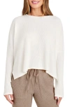 Splendid London Long Sleeve Lounge Top In Snow