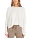 Splendid London Long Sleeve Lounge Top In Snow