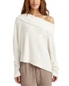 Splendid London One-shoulder Lounge Top In Snow