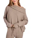 Splendid London Lounge Top In Tawny Heather