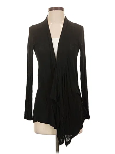 Pre-owned Splendid Long Sleeve Blouse In Black
