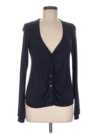 Pre-owned Splendid Long Sleeve Blouse In Black
