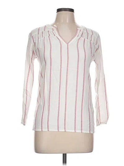 Pre-owned Splendid Long Sleeve Blouse In Pink