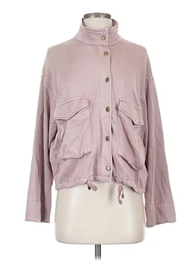 Pre-owned Splendid Long Sleeve Blouse In Purple