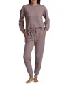 Splendid Long Sleeve Jogger Set In Purple