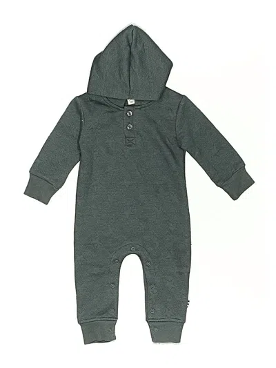 Pre-owned Splendid Babies' Long Sleeve Onesie In Green