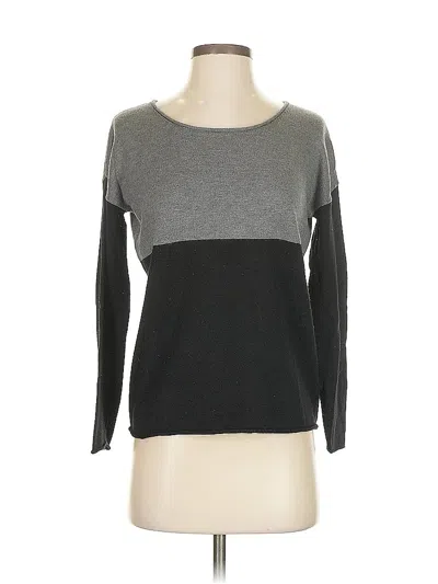 Pre-owned Splendid Long Sleeve T-shirt In Gray