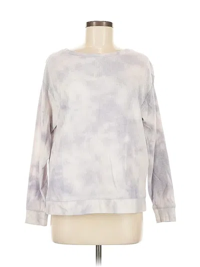 Pre-owned Splendid Long Sleeve T-shirt In Gray