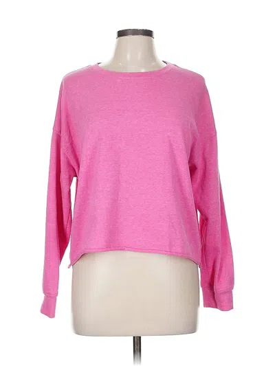 Pre-owned Splendid Long Sleeve T-shirt In Pink